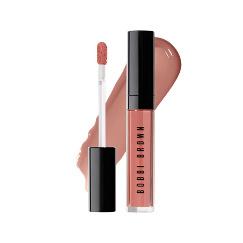 Bobbi Brown Crushed Oil-Infused Gloss | Hydrating Tinted Lip Gloss | Non-Sticky, High-Impact Shine with Coffee Seed and Botanical Oils, In the Buff, 0.20 Fl Oz