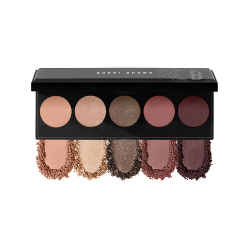 Bobbi Brown All Nudes Eyeshadow Palette | 5-Shade Matte & Metallic Neutral Eyeshadow Palette for All Skin Tones with Richly Pigmented Shades in Complementary Colors, Rosey Nudes, 0.04 Ounce