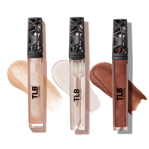 The Lip Bar - Lip Gloss, Trophy Wife + Minimalist + Extra Gloss Up Sheer Finish - Smooth, Not Sticky Formula