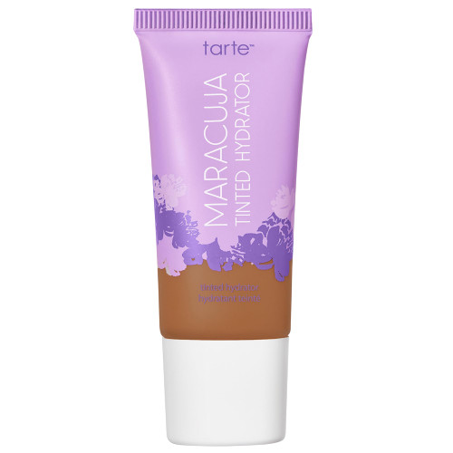 tarte maracuja tinted moisturizer – Lightweight Sheer Foundation with Buildable Longwear Coverage, Hyaluronic Acid for Hydrated Skin, Vegan & Cruelty-Free, full size, 48H tan-deep honey