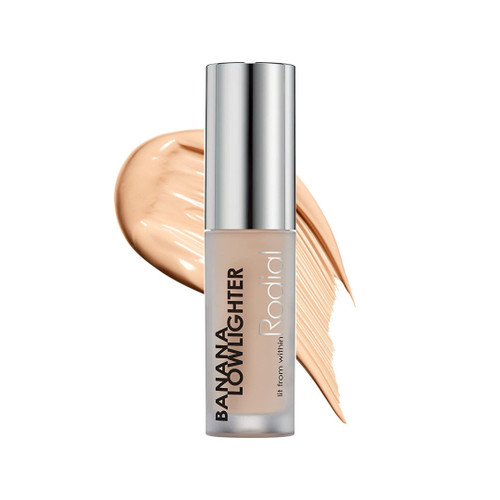 Rodial Banana Lowlighter Travel Size Liquid Concealer & Color Corrector 0.05 fl oz, with Hyaluronic Acid, Vitamin E & Caffeine for Dark Circles, Mini Yellow Under Eye Brightener for Lightweight Finish