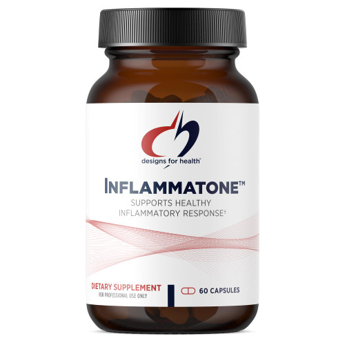 Designs for Health Inflammatone - Turmeric Supplements with Proteolytic Enzymes, Boswellia, Quercetin & Resveratrol (60 Capsules)
