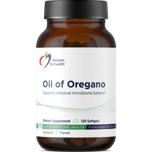Designs for Health Oil of Oregano Softgels - Oregano Oil Supplement with Highly Concentrated Carvacrol - Supports Intestinal Cleansing - Small Pills (120 Softgels)