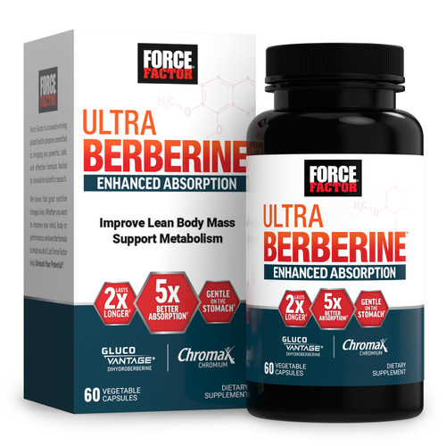 Force Factor Ultra Berberine, 60 Vegetable Capsules