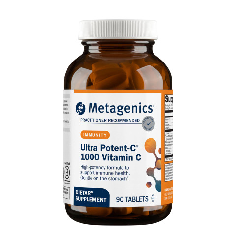 Metagenics Ultra Potent-C 1000 - Buffered Vitamin C Supplement with Antioxidant Support - Supports Immune Health, Collagen Formation & Stomach Comfort - Non-GMO & Gluten-Free - 90 Tablets