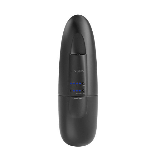 Levona Scent Abela 100 - Essential Oil Diffuser & Plug in Air Freshener for Home, Office and Hotel Use, Waterless Diffuser & Nebulizer - Matte Black, 500 sqft (Button Control, Oil Not Included)