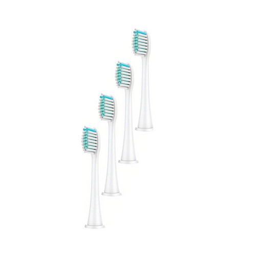 Electric Toothbrush Head, Replaceable Sonic Electric Toothbrush Head, Suitable for Electric Replaceable Brush(White 4pc)