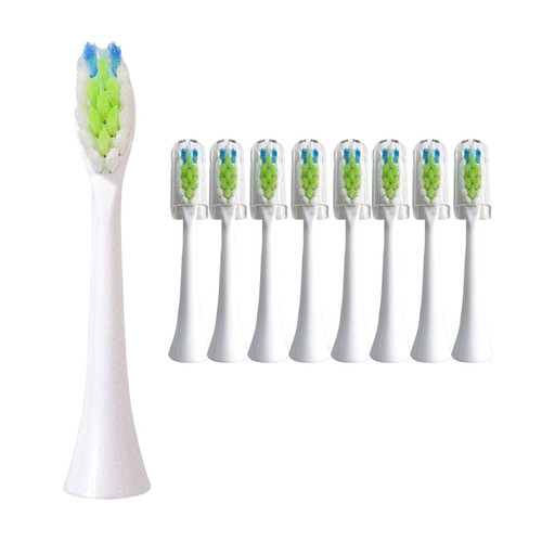 Replacement Electric Toothbrush Heads Compatible for Philips Sonicare C2 Plaque Control White Tooth Brush Heads Hx9023/65 Hx9044/95(3color-2A-8pcs)