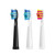 OUTIFUOSSR 3/4/8/12/16 Pcs Replacement Brush Heads Compatible for Seago Fairywill Electric Toothbrush Head Dupont Bristle Brush Refill Tooth Clean(16 Pcs Black)