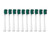 Compatible for Electric Toothbrush Heads, 10 Pack Replacement Brush Nozzles with Soft Dupont Bristles(10RoundGreen)