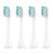 8Pcs Replacement Brush Heads,Compatible for Philips Sonicare DiamondClean, HX3/HX6/HX9 Series Electric Toothbrush Heads HX6064(4Pcs White)