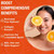 Vemluta 3 Packs Liposomal Vitamin C 2000mg Gummies Complex Rose Hips with D3 5000IU,Elderberry Echinacea,Iron & Zinc for Adults Kids Immune,Antioxidant & Collagen Support,Orange Flavor, 180Count