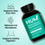 HUM Skin Squad Probiotics for Women and Men, Skin Care Supplement for Clear Complexion & Gut Health Support, Microbiome Prebiotic & Probiotic Supplement for Breakouts, Digestive Health, 60 Capsules