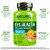 NATURELO Eye Vitamins - AREDS 2 Formula Nutrients with Lutein, Zeaxanthin, Vitamin C, E, Zinc, Plus DHA - Supplement for Dry Eyes, Healthy Vision, Eye Support - 60 Vegan Capsules (Pack of 2)