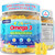 Kids Omega 3 Gummies + Calcium 400mg + Vitamin D3 K2 + C, Omega-3 DHA & EPA Supplement - No Fish Burps, No Sugar - Kids & Teens Omega 3 + Multivitamin Gummy for Strong Bones, Brain, Immune, Eye, 2Pack
