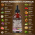 Black Walnut Wormwood Cleanse Drops - Liquid Soursop, Garlic, Pumpkin Seed, PAU D'Arco, Oil of Oregano, Turmeric, Berberine, Neem Extract, Hull Bark, Tincture - - 4oz