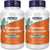 NOW Foods Supplements, Calcium D-Glucarate 500 mg, Detoxification Support*, 90 Veg Capsules, (Pack of 2)