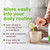NativePath Matcha Latte Collagen Peptides with MCT Oil - Grass-Fed Collagen & Organic Matcha for Energy & Focus - Keto, No Gluten or Dairy (8.1 oz)