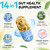 Totaria 14-in-1 Gut Health Supplement with Probiotics, Prebiotics, Postbiotics & Digestive Enzymes for Women & Men, 60 Billion CFU Probiotics for Gut and Digestion, Strong Immunity, Skin (2 Pack)