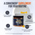ECOWISE VITAMINS Creatine Monohydrate Gummies 5000 mg per Serving, Mango Flavor, with Turmeric Root & Black Pepper, Sugar Free, Vegan Creatine Gummies, 120 Gummies, 30 Servings, Pack of 2