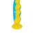 Practicon SmileGoods Y252 Child Toothbrush, Easy Grip, Suction Cup, Individually Packaged Toothbrushes, Assorted Colors, Pack of 72