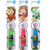 Children's Battery Powered Toothbrush with Flashing Timer - Pack of 3 (Wild Bunch - Boys)