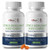 Alliwise 2 Pack Citrus Bergamot with Aged Black Garlic Extract Softgels, 1160mg Formula Cholesterol Support Supplement, Bergamot Supplement for Heart & Circulation Health, 240 Gelcaps