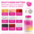Pink Stork Total Women's Multivitamin - 19 Essential Vitamins for Women & Nutrients – Energy, Metabolism, Hormone, Immune & Mood Support – B6, B12, Biotin, Iron & Zinc – 30 Capsules
