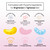 grace & stella Under Eye Mask - Reduce Dark Circles, Puffy Eyes, Undereye Bags, Wrinkles - Gel Under Eye Patches, Bulk Gifts for Women - Vegan Cruelty-Free Self Care (72 Pairs, Gold, Pink, & Blue)