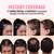 BOLDIFY Hairline Powder (LARGE, 10g) - Water-Resistant Root Touch Up Hair Color for Gray Coverage - 24-Hour Stain-Proof, Mess-Free Hair Powder for Thinning Hair - Dark Brown