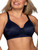 Vanity Fair Women's Full Figure Beauty Back Smoothing Bra, 4 Way Stretch Fabric, Lightly Lined Cups up to H - Wirefree - Navy, 36DDD