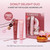LANEIGE Glaze Craze Donut Delight Lip Serum Duo | Laneige Hydrating Tinted Lip Serums & Donut Keychain | K-Beauty Set for Glossy, Plump Lips