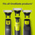 Philips Norelco OneBlade 360 Blades, Genuine Replacement Blades for OneBlade Electric Shaver and Trimmer, 4 Pack, QP440/80