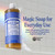 Dr. Bronner's Pure-Castile Magic Liquid Soap- Made with Regenerative Organic Oils- For Body, Face, Hair, Dishes, Pets, Laundry Natural, Vegan, Non-GMO - Peppermint, 32 oz (2-Pack)