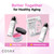 COSRX Pink Peptides Collagen Hydrogel Eye Patch 120 Count (2 Pack of 60 Count) for Puffy Eyes, Cooling & Firming Under Eye Patches with 4-Peptide & Caffeine, Depuffing Gel Eye Mask, Korean Skin Care