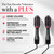 REVLON One-Step Volumizer Plus Hair Dryer and Styler | More Volume, Less Damage, and More Styling Control for Easy and Fast Salon-Style Blowouts, Plus Travel Friendly (Black)
