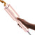 TYMO Automatic Rotating Curling Iron - TYMO CURLPRO Beach Waves Curling Wand, Portable Hair Curler, 500 Million Ionic, Dual Voltage & Lightweight for Travel, Ceramic Coating, 1 Inch, Rose Gold