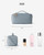 EACHY Travel Makeup Bag,Large Capacity Cosmetic Bags for Women,Portable Pouch Open Flat Toiletry Bag Make up Organizer with Divider and Handle