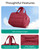 BAGSMART Travel Toiletry Bag, Puffy Toiletry Bag for Women, Wide-open toiletry bags for traveling, Large Travel Cosmetic Makeup Bag Organizer for Accessories,Toiletrie (Vintage Berry)