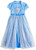 Disney Girls’ Little “Frozen” Fantasy Nightgown, Elsa - Elegant Blue, 2T