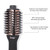L'ANGE HAIR Le Volume 2-in-1 Titanium Blow Dryer Brush | Frizz Control Blowout Hair Dryer Brush For Drying And Straightening | Volumizing Hot Air Styler For All Hairstyles | Oval Barrel | Black - 60mm