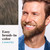 Just For Men Mustache & Beard, Beard Coloring for Gray Hair with Brush, With Keratin Biotin Aloe and Coconut Oil for Healthy Facial Hair - Medium Brown, M-35, Pack of 3