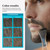 Just For Men Mustache & Beard, Beard Coloring for Gray Hair with Brush, With Keratin Biotin Aloe and Coconut Oil for Healthy Facial Hair - Medium Brown, M-35, Pack of 3