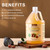 Yoken Bulk Jojoba Oil 128oz, USDA Organic Carrier Oil for DIY & Massage