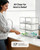 Vtopmart 6 Pack Small Clear Stackable Storage Drawers,Acrylic Bathroom Makeup Organizer,Plastic Storage Bins For Vanity, Undersink, Kitchen Cabinets, Pantry, Home Organization
