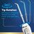 Waterpik Cordless Advanced 2.0 Water Flosser For Teeth, Gums, Braces, Dental Care With Travel Bag and 4 Tips, ADA Accepted, Rechargeable, Portable, and Waterproof, White WP-580, Packaging May Vary
