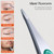 YRBIA Ultra Precision High-End Tweezers – Professional Plucker for Eyebrows & Facial Hair, with Leather Case (Slant Tips)