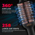 TYMO Hair Dryer Brush Blow Dryer Brush in One, 4 in 1 Ionic Hairdryer and Styler Volumizer with Oval Titanium Barrel, Hot Air Straightener for Smooth Frizz-Free Blowout, Gold, 2.85 Inch