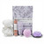 Natural Amor Lavender Spa Gift Set for Women – 6PCS Bath Gift Basket with Hand Cream, Bath Salts, Bath Bomb, Candle – Relaxing Self Care Gifts for Birthday, Mother’s Day