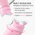 medicube PDRN Collagen Gua Sha Neck Wrinkle Cream | Built-In Gua Sha Massager with Volufiline 5% | Firming, Contour Care for the Look of Fine Lines, Jawline, Neck, Décolleté | Korean Skincare, 3.17 oz